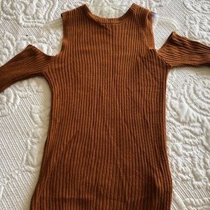 Cold Shoulder Sweater